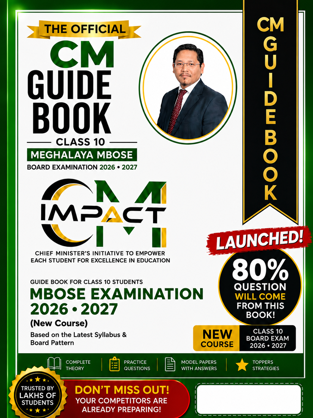 CM IMPACT Guide Book Class 10 MBOSE 2026–2027 (Paid Edition) | Important Questions & Answers | Latest Syllabus